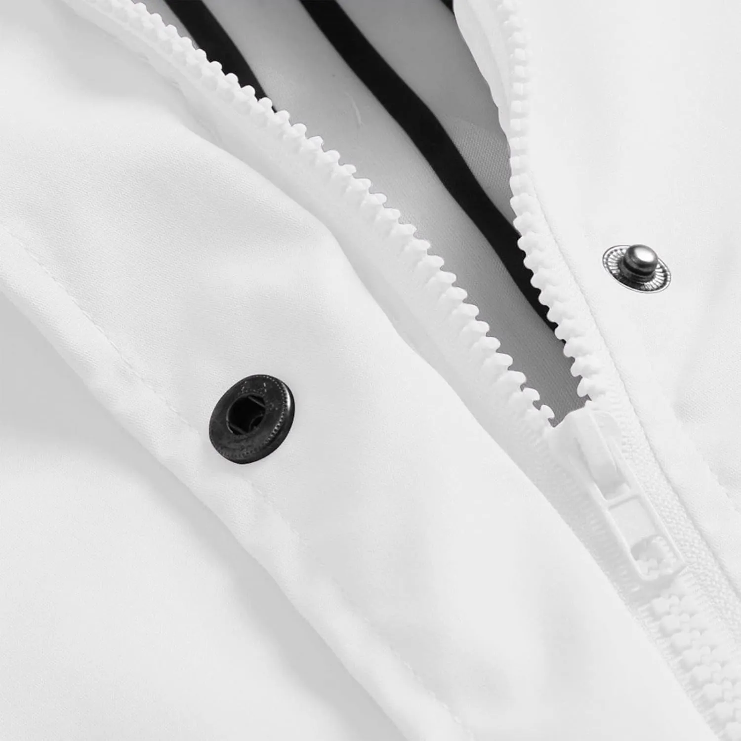 PETYCZEN Rain Jackets for Women Waterproof Lightweight Packable Outdoor Hoodie Jacket Zip Up Long Sleeve Raincoat with Pocket