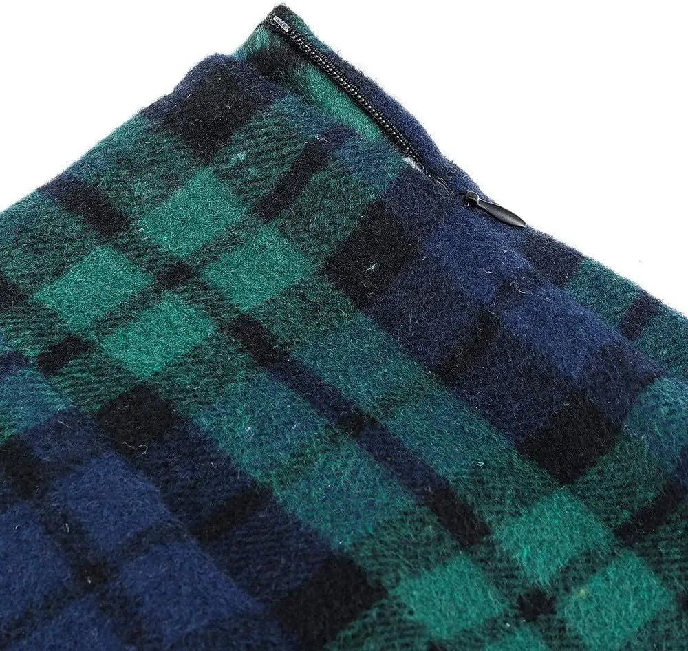 Plaid Mini Skirts for Women Skirts High Waisted Short Sweater Skirt Dress A Line Knee Length Pencil Skirt