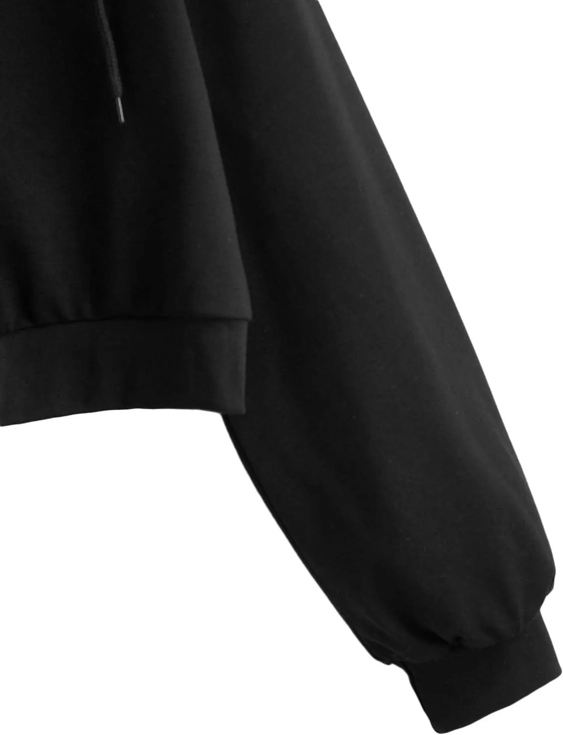Remidoo Women's Casual Long Sleeve Crop Top Hoodies Sweatshirt With Drawsting