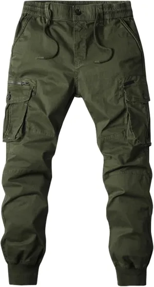 RTRDE Men's Cargo Pants Casual Fashion Pants Loose Straight Leg Pant Pants, 29-40