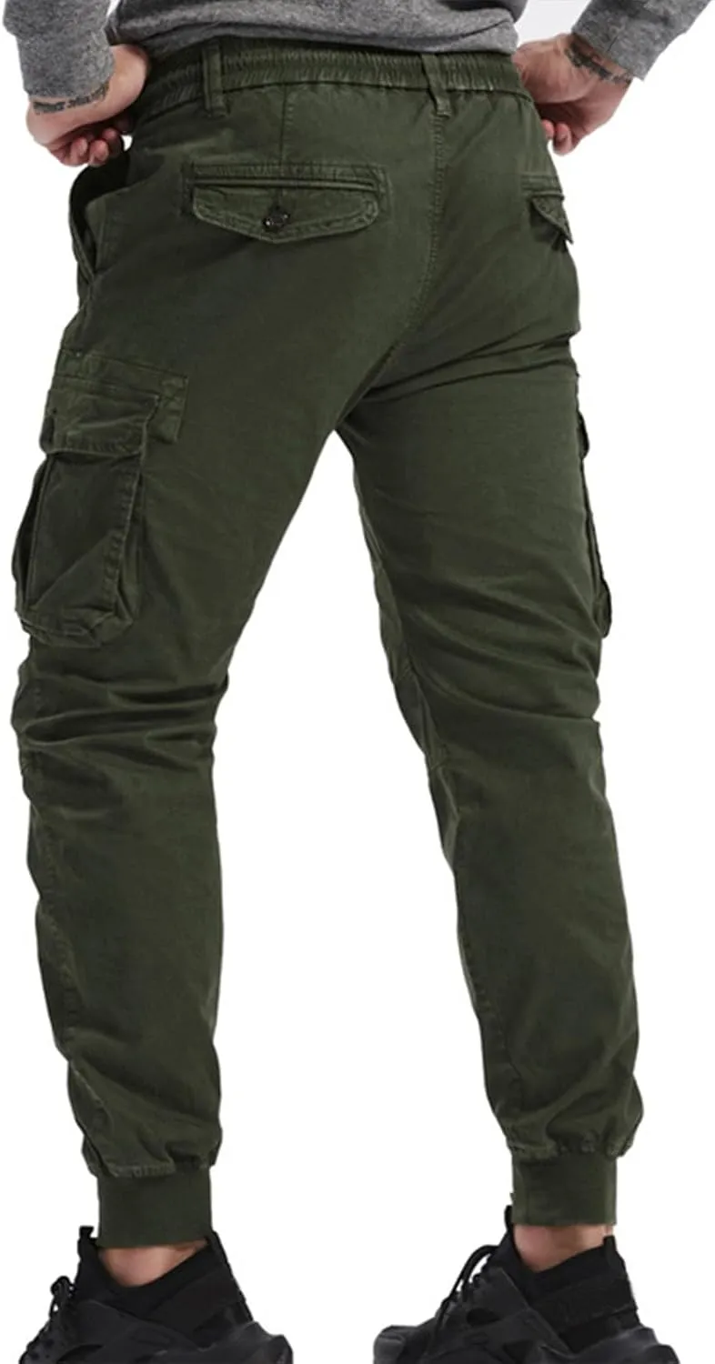 RTRDE Men's Cargo Pants Casual Fashion Pants Loose Straight Leg Pant Pants, 29-40