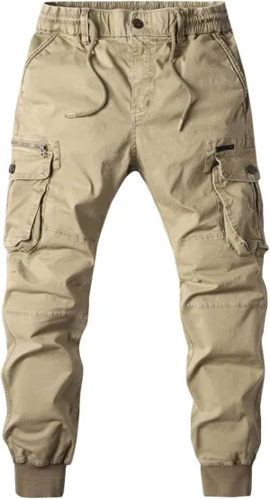 RTRDE Men's Cargo Pants Casual Fashion Pants Loose Straight Leg Pant Pants, 29-40