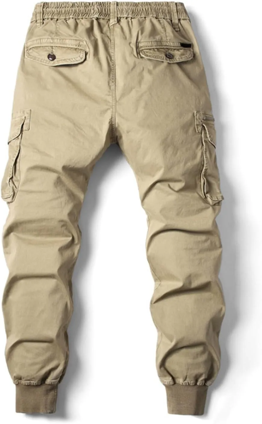 RTRDE Men's Cargo Pants Casual Fashion Pants Loose Straight Leg Pant Pants, 29-40