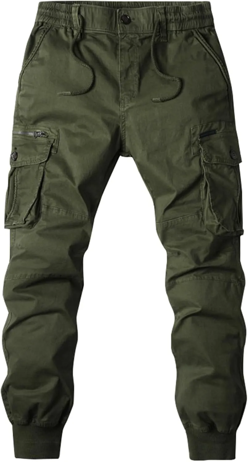 RTRDE Men's Cargo Pants Casual Fashion Pants Loose Straight Leg Pant Pants, 29-40