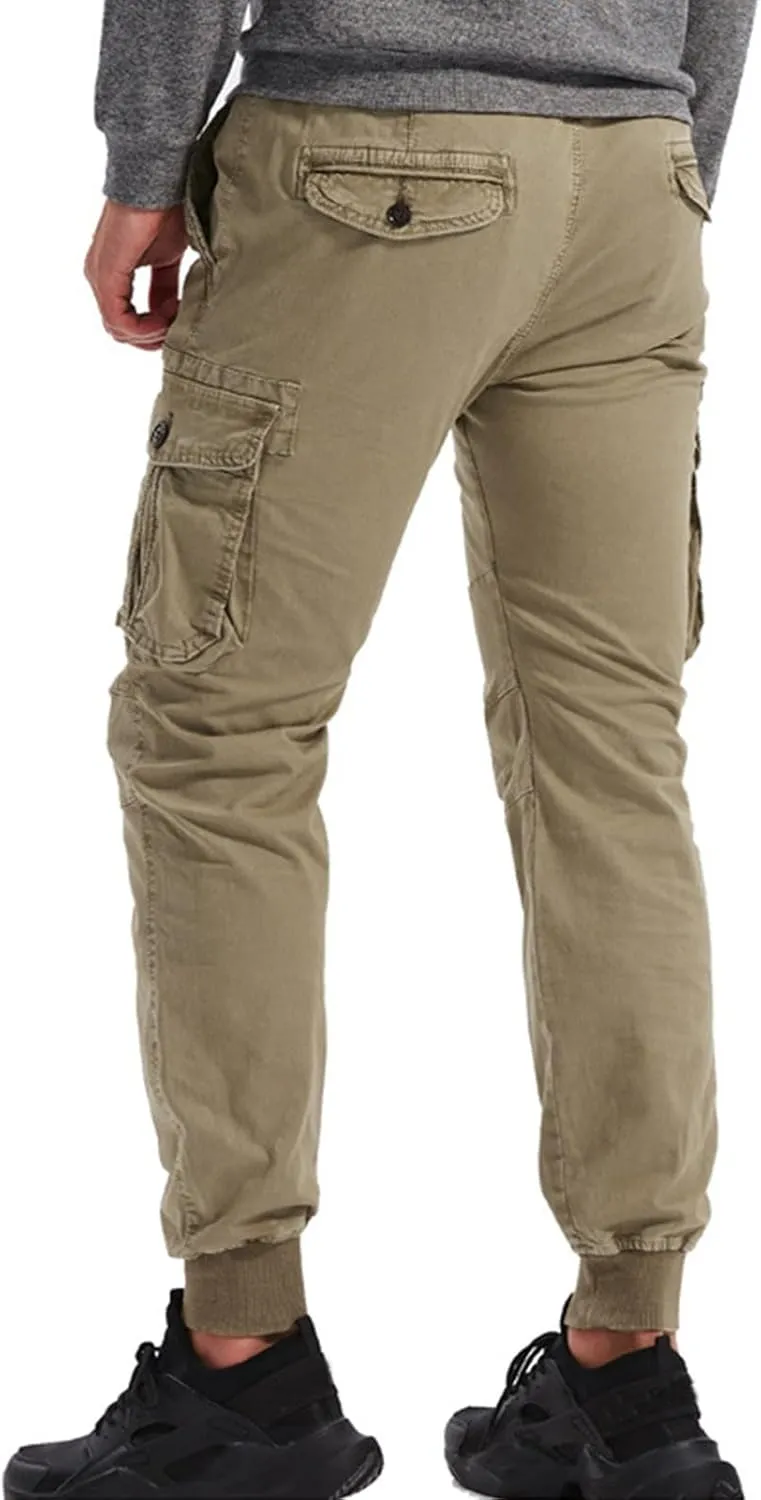 RTRDE Men's Cargo Pants Casual Fashion Pants Loose Straight Leg Pant Pants, 29-40