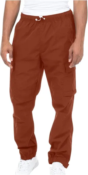 RTRDE Men's Cargo Pants Flex Tactical Lightweight Hiking Casual Pants with Multi Pockets Baggy Pants Men, S-5XL