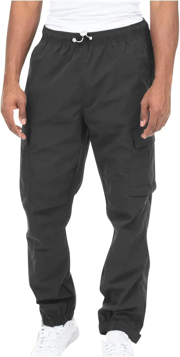 RTRDE Men's Cargo Pants Flex Tactical Lightweight Hiking Casual Pants with Multi Pockets Baggy Pants Men, S-5XL