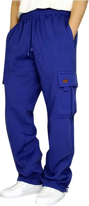 RTRDE Men's Pants Cargo Casual Joggers Loose Fit Trousers Athletic Pants with Pockets Pants, S-5XL