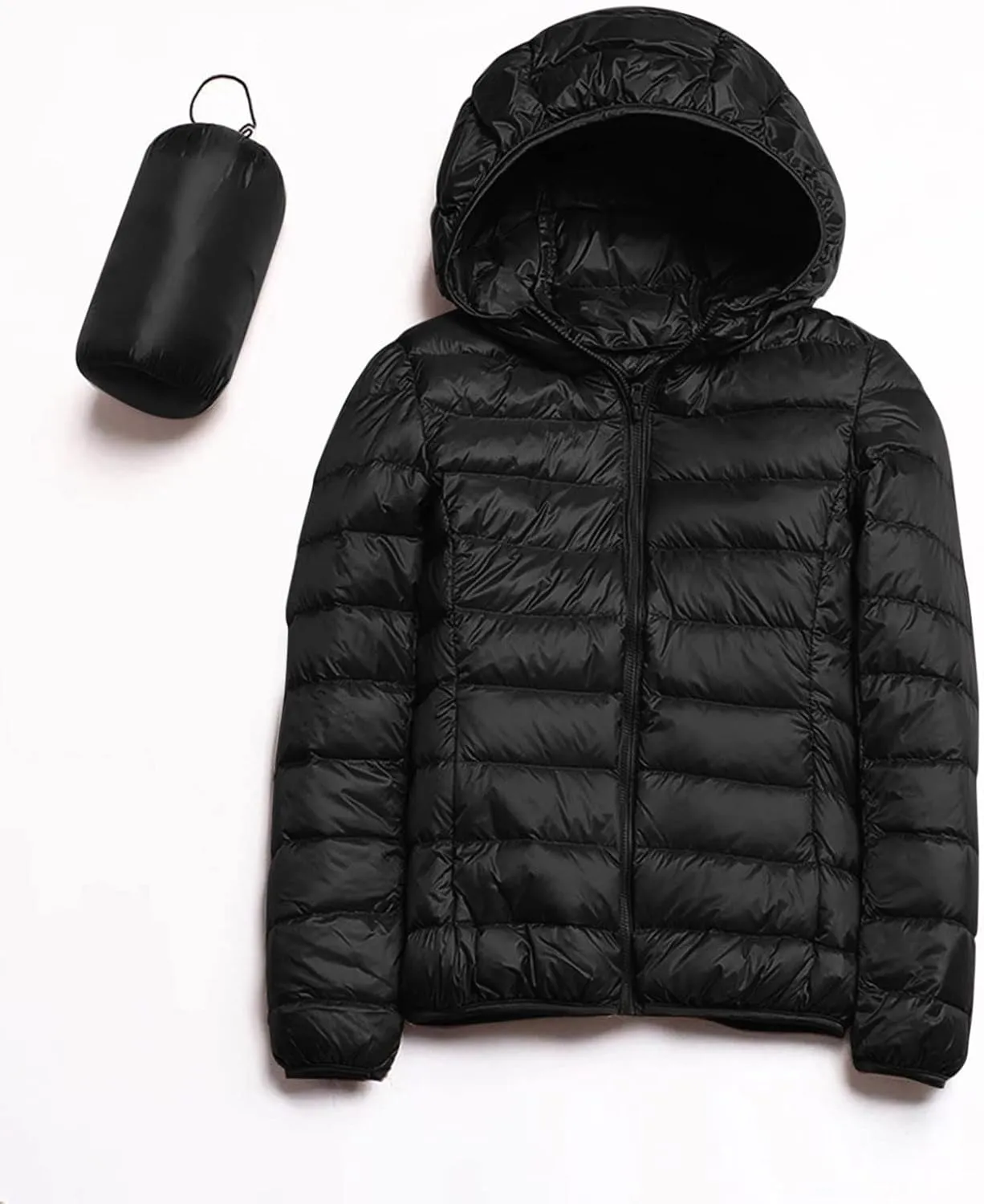 SHAOBGE Women's Packable Ultra Lightweight Jacket 2023 Winter Warm Slim Fit Duck Down Coats with Pockets Recycled Insulation