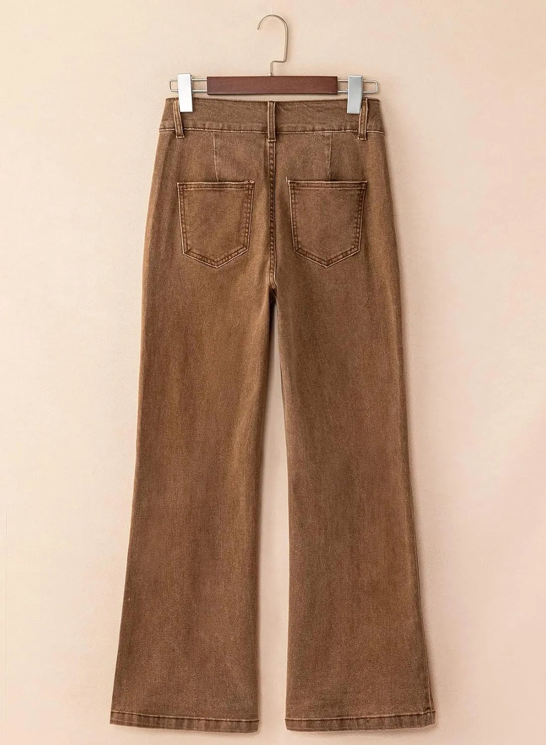 Sidefeel Womens Wide Leg Jeans Casual Baggy High Waisted Stretch Denim Pants