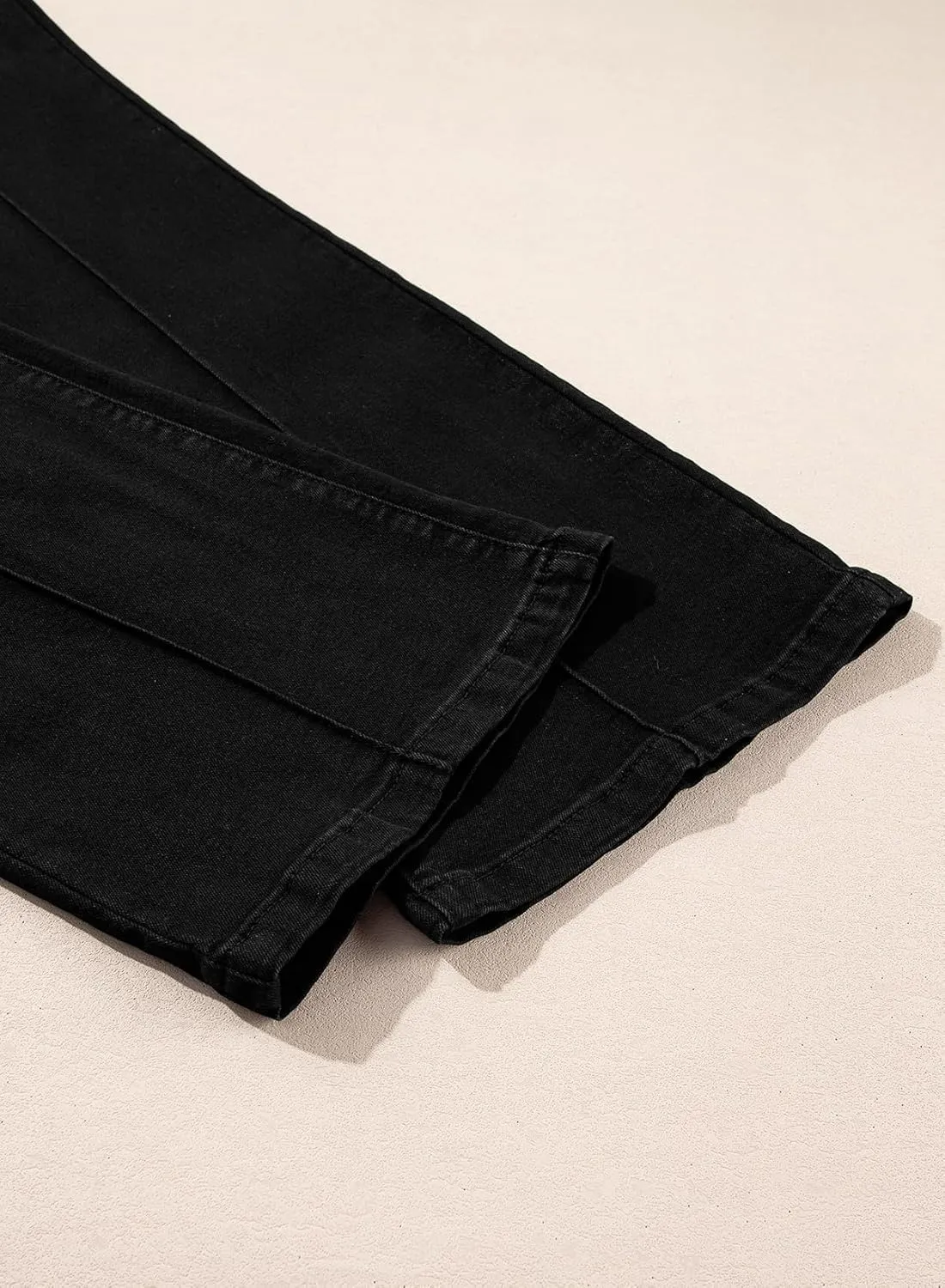 Sidefeel Womens Wide Leg Jeans Casual Baggy High Waisted Stretch Denim Pants