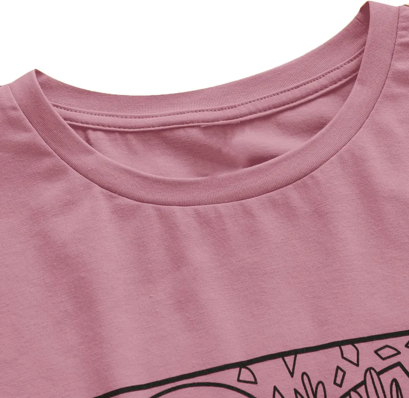 SweatyRocks Women's Graphic Print Crop Top Summer Short Sleeve Casual T Shirts
