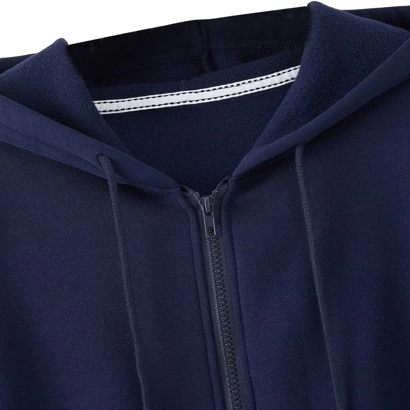 SweatyRocks Women's Long Sleeve Drawstring Full Zip Hooded Jacket Crop Sweatshirt