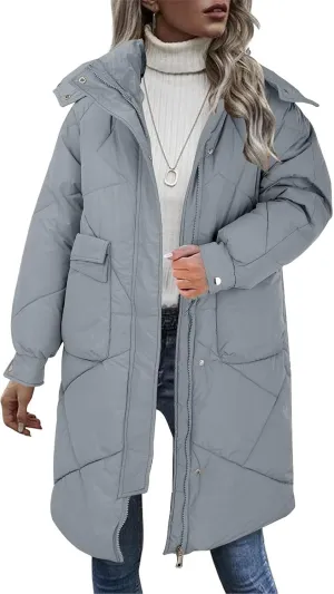 Today Prime on Womens Jacket Womens 5X Coat Womens Black Zip Up Jacket Long Coat Womens Backpacking Down Jacket Women Puffer Coat Women with Hood