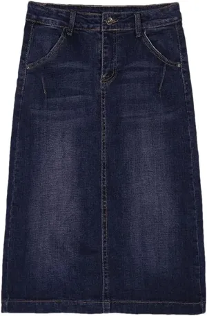 Women Solid Long High Waist A- Line Skirts