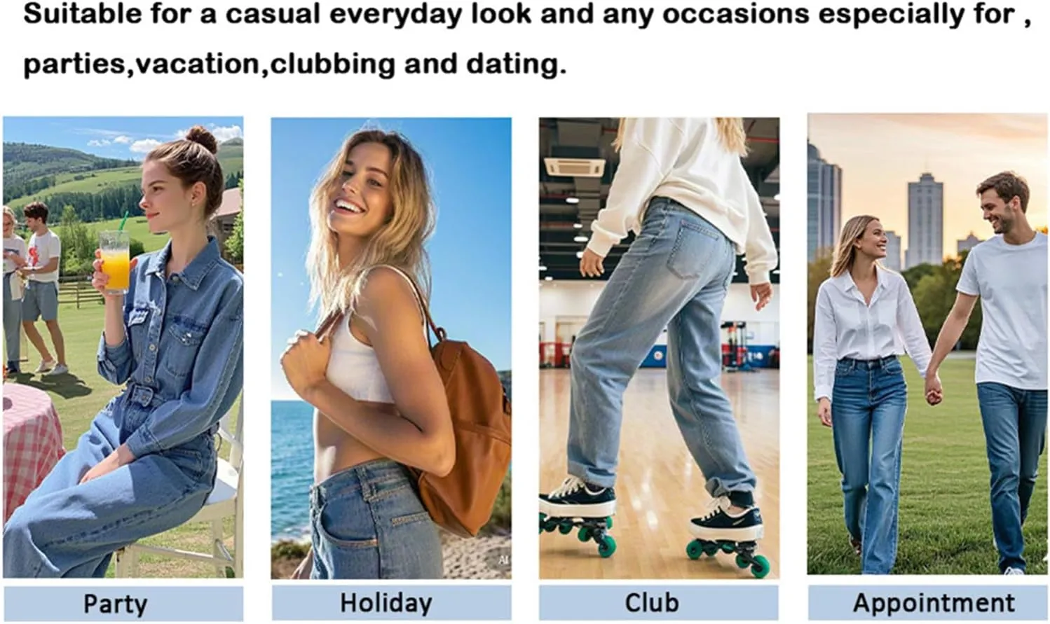 Women Sweatpant Jeans,Sweatpants That Look Like Jeans,High Waisted Stretchy Pull On Wide Leg Denim Pants 2025