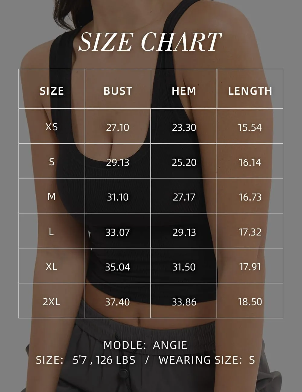 Women's Basic Sleeveless Crop Top Shirt Ribbed Scoop Neck Casual Summer Clothes