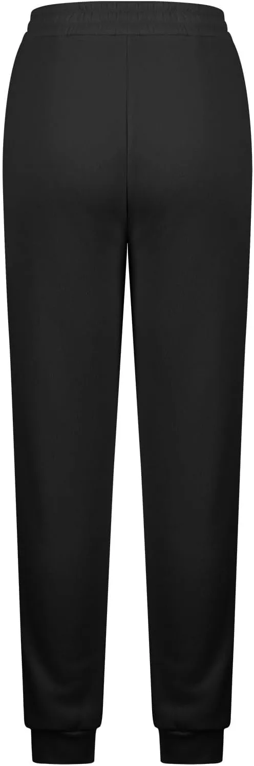 Womens Cinch Bottom Sweatpants Stars Print High Waisted Athletic Joggers Fleece Lined Lounge Trousers Winter Outfits