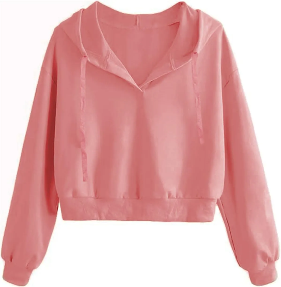 Womens Cropped Hoodie Crop Top Sweatshirts for Women Cropped Sweater