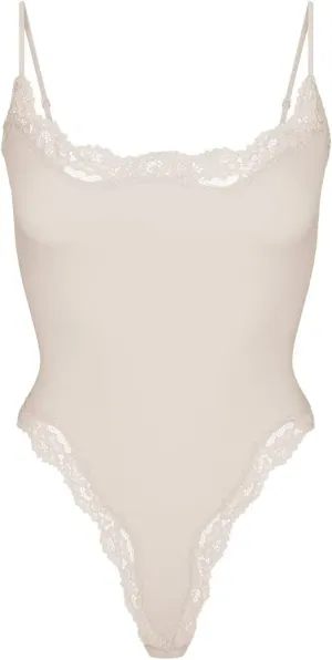 Womens Lace Bodysuit Sexy Adjustable Spaghetti Strap Cami Top Slimming Cute Dance Party Lounge Shapewear Romper