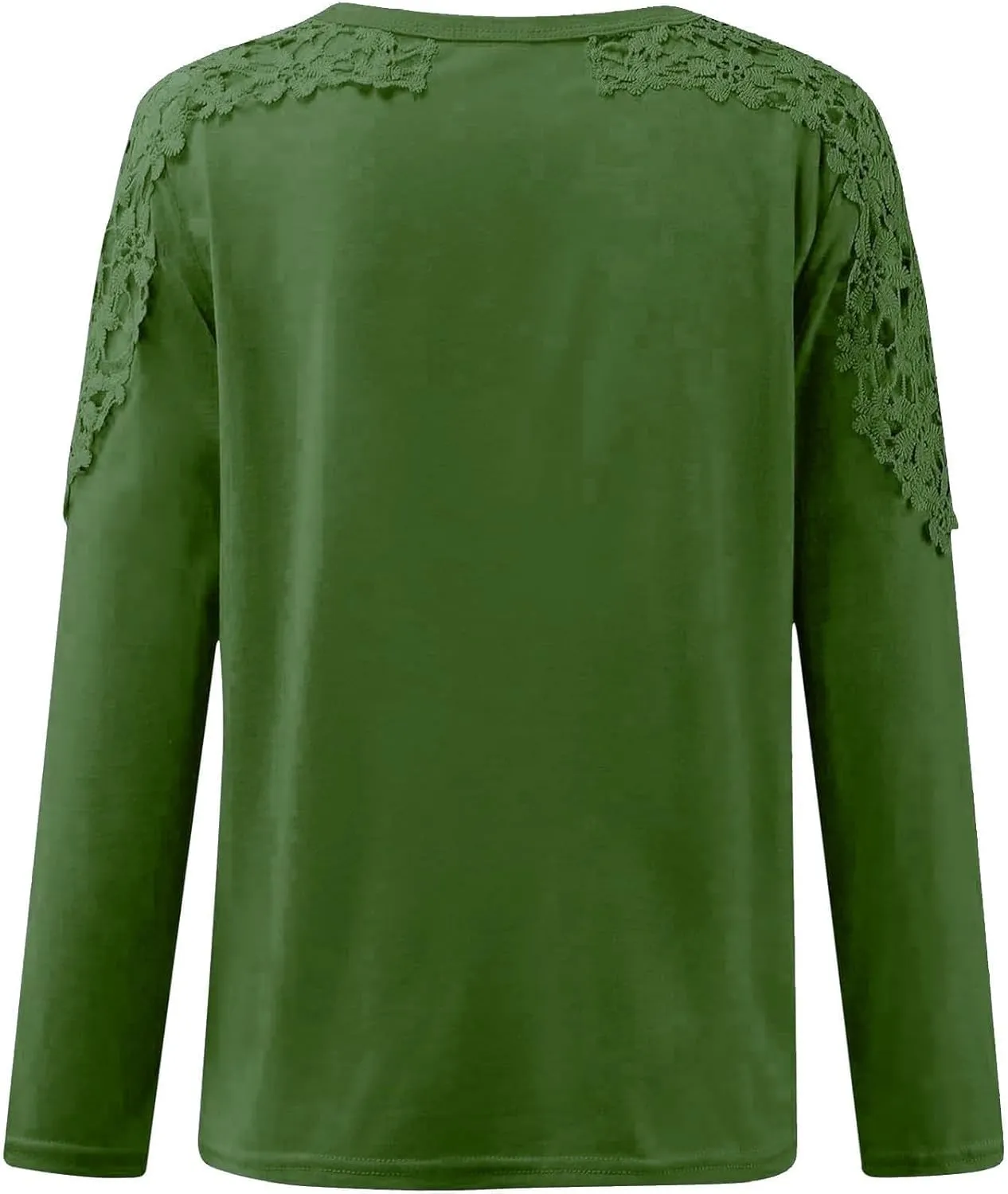 Womens Lace Crochet Tunic Tops Loose Fit Dressy Casual Short Sleeve Floral Long Sleeve Blouses Shirts Pullovers