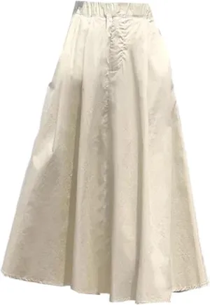 Women's Long Skirt Casual Mid-Length A Line Skirts for Women
