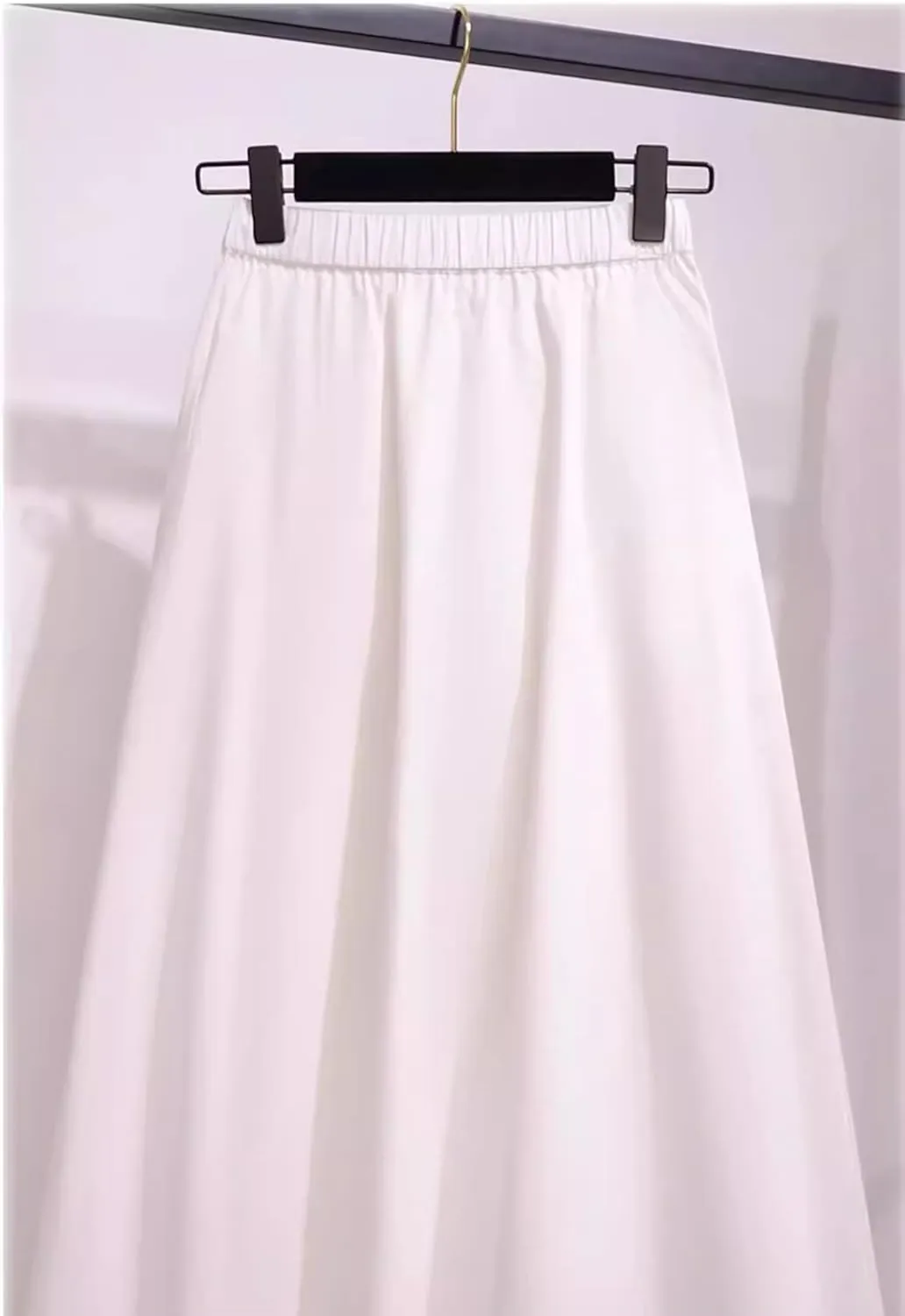 Women's Long Skirt Summer Black Casual Loose A Line Skirts for Women