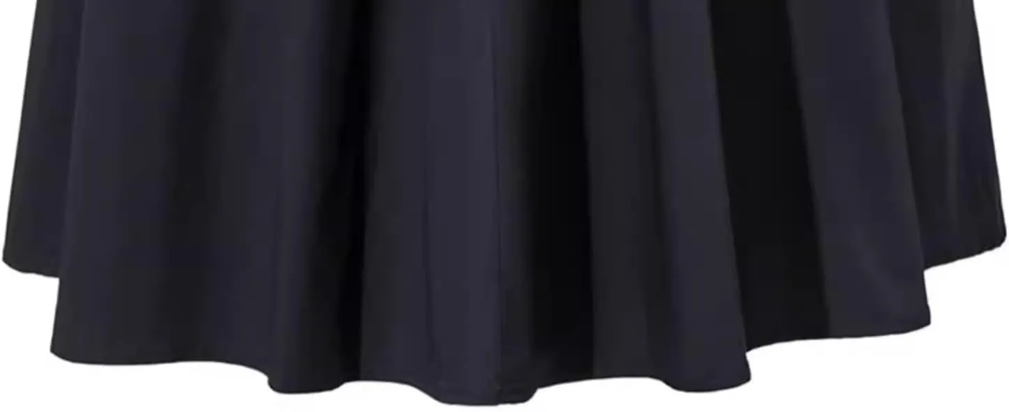 Women's Long Skirt Summer Black Casual Loose A Line Skirts for Women