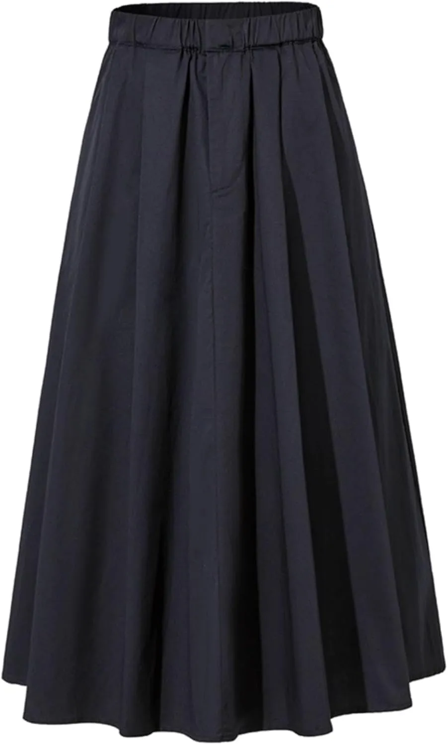 Women's Long Skirt Summer Black Mid-Length A Line Skirts for Women