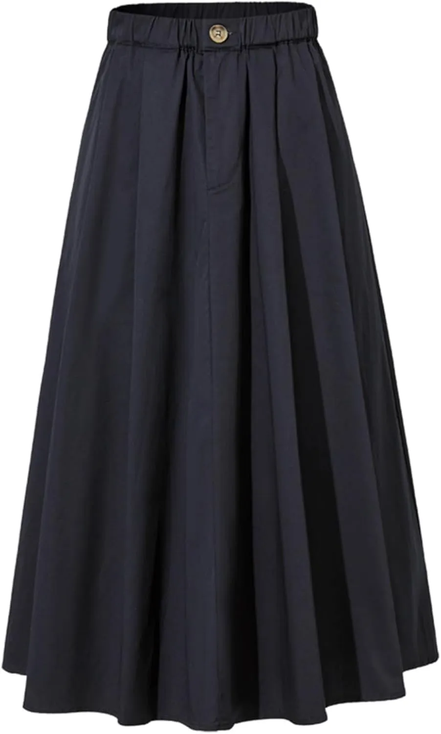 Women's Long Skirt Summer Black Mid-Length A Line Skirts for Women