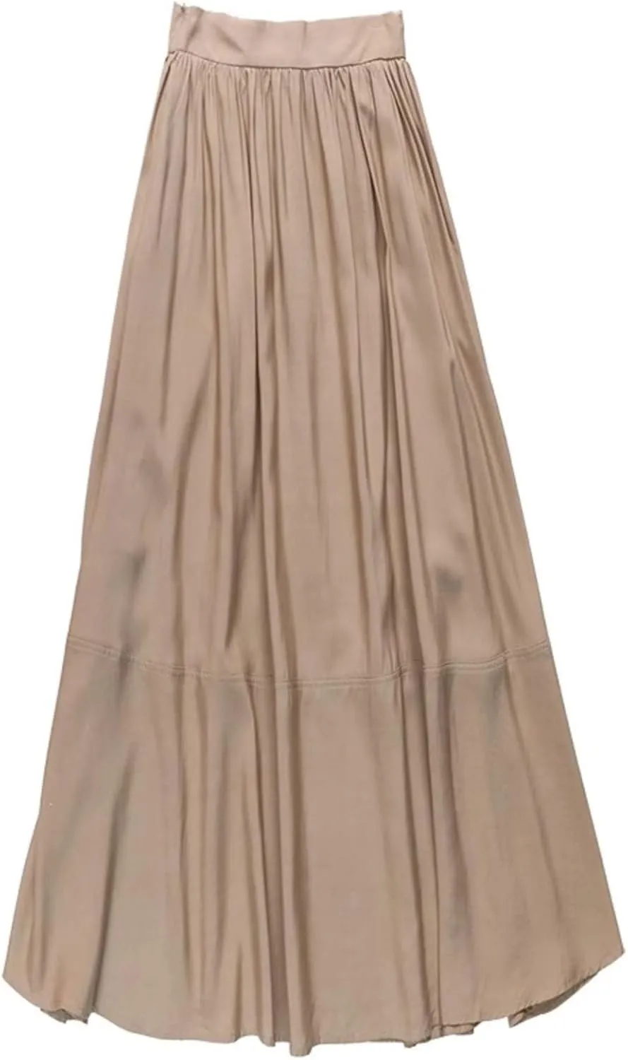 Women's Long Skirt Summer Patchwork Retro A-Line Skirts for Women