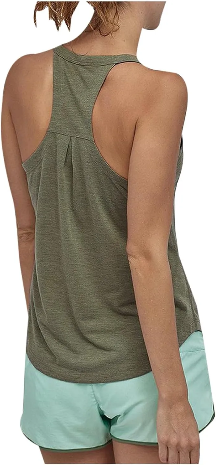 Womens Racerback Comfy Yoga Tank Tops Summer Scoop Neck Sleeveless Workout Shirts Soft Casual Running Gym Cami Top