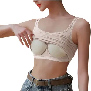 Women's Ribbed Knit Basic Cami Top Sexy Square Neck Backless Crop Tops Summer Form Fitting Built in Bra Yoga Tanks