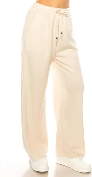 Women's Soft Fleece Corduroy Wide Leg Pants for Women Vintage y2k Straight Leg Pants Loose Fit with Pocket