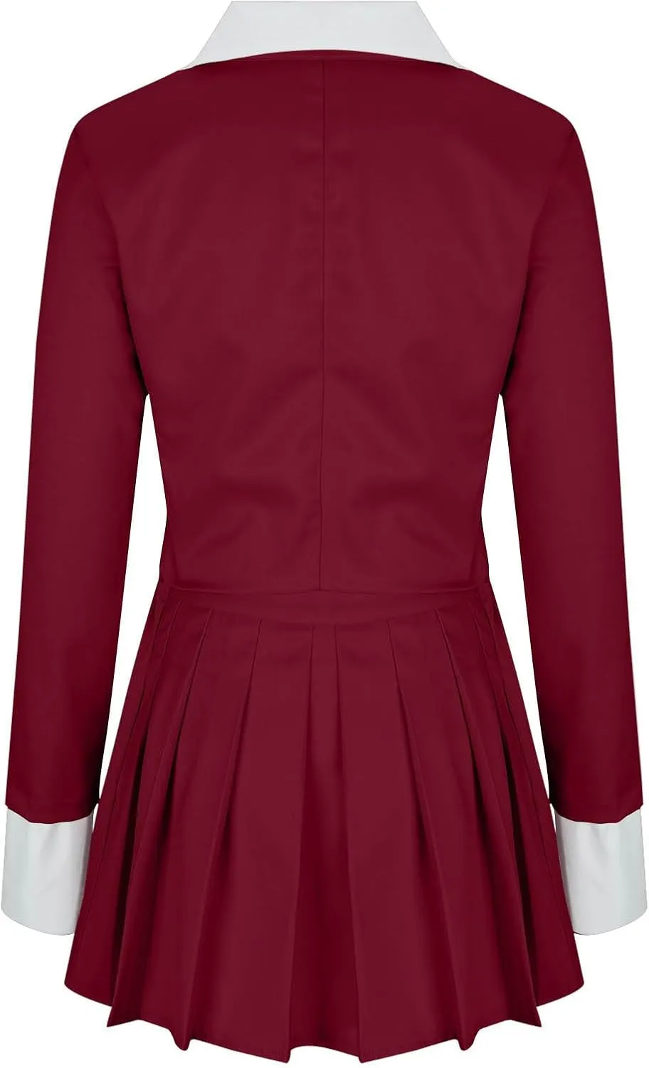 Womens Suits Two Piece Outfits Work Business Casual Cropped Blazer Jacket Top and High Waist Pleated Mini Skirt Sets
