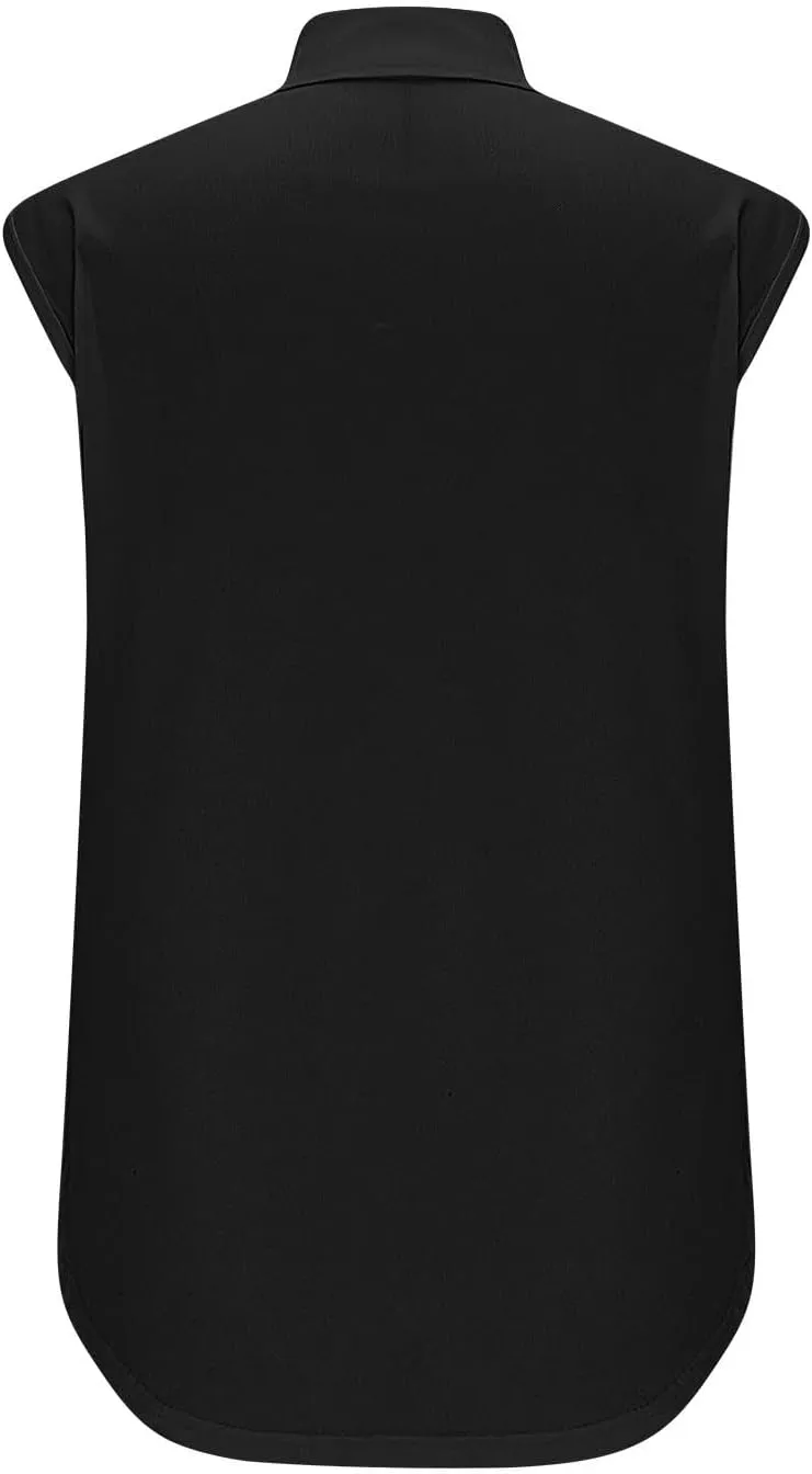 Womens Tank Tops Zipper V Neck Sleeveless Shirts Dressy Casual Summer Golf Tennis Shirts Going Out Y2k Streetwear