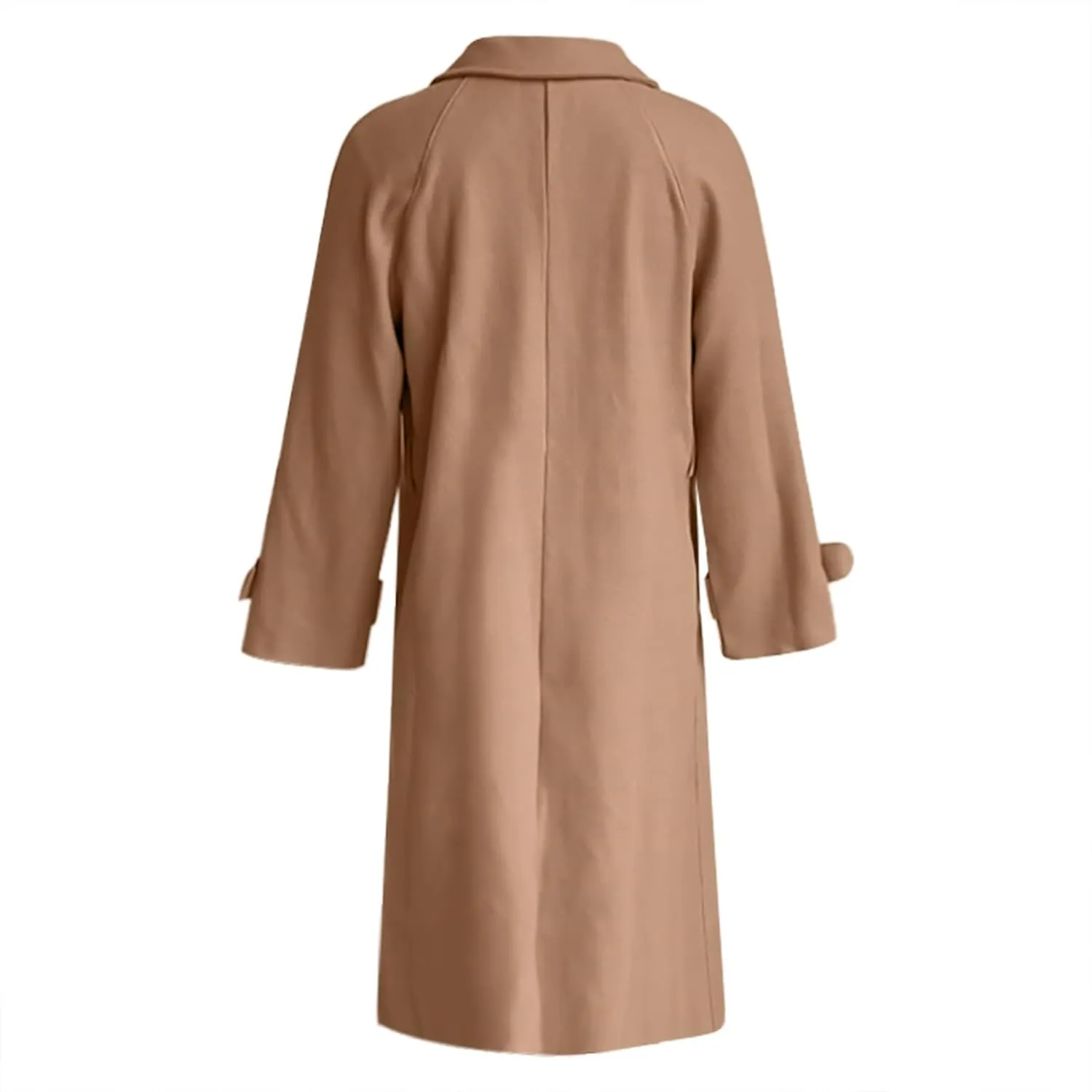 Womens Trench Coat Long Fuzzy Jacket Loose Fitting Warm Winter Outwear Fashion Lapel Jacket Coats Pedcoat Womens
