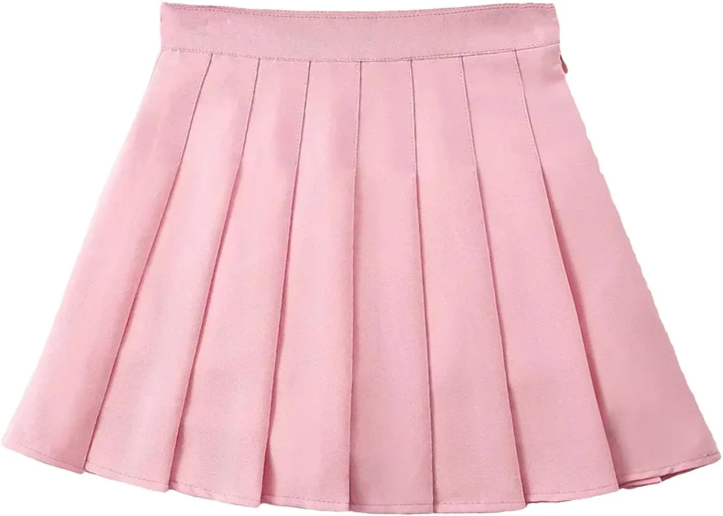Women's Vintage Pleated Mini Skirts Korean High Waist Summer A Line Skirts