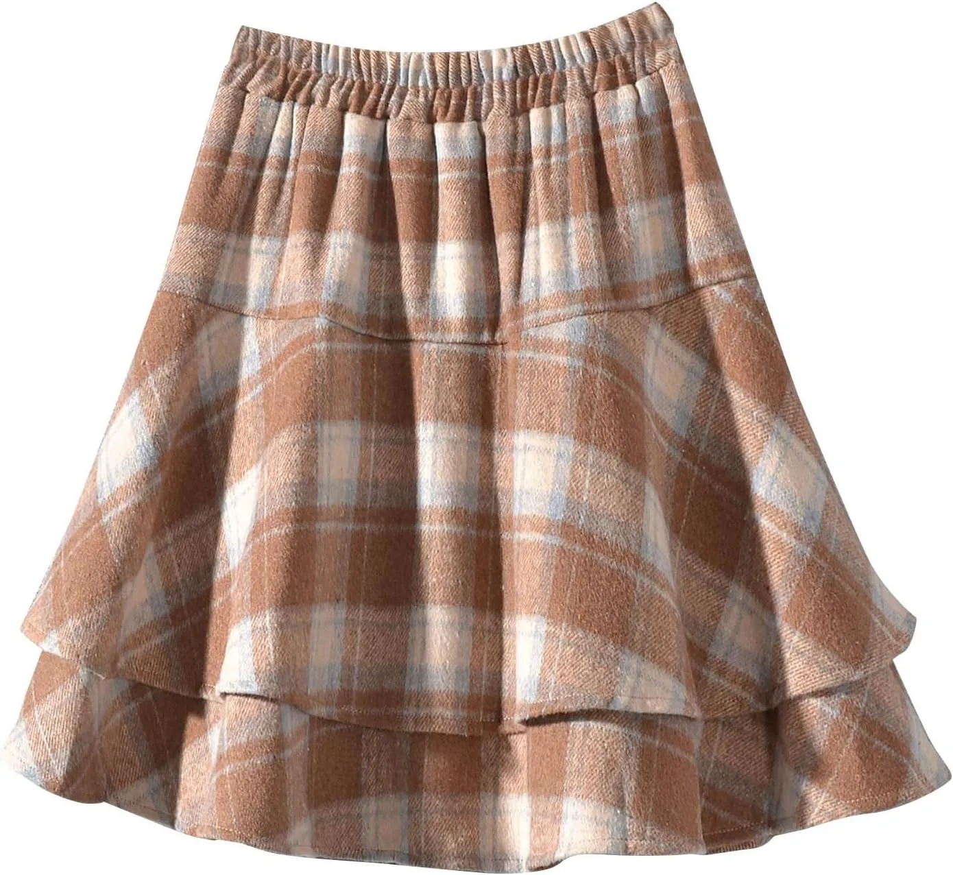 Women's Wool Blend Pleated Mini Skirt 2025 Trendy Skirt Schoolgirl Cute A-Line High Waisted Casual Skater Skirs
