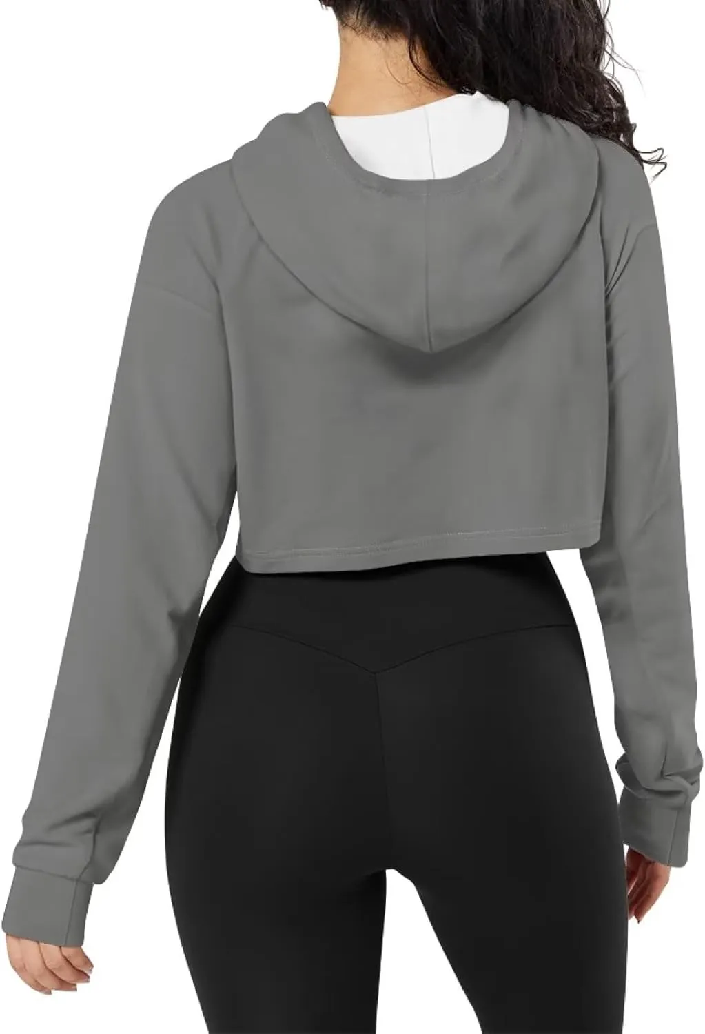 Ystardream Girl's Casual Sweatshirts Long Sleeve Crop Top Hoodies for Women