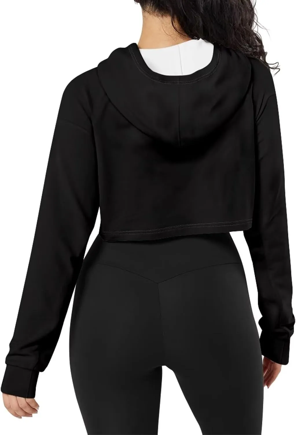Ystardream Girl's Casual Sweatshirts Long Sleeve Crop Top Hoodies for Women